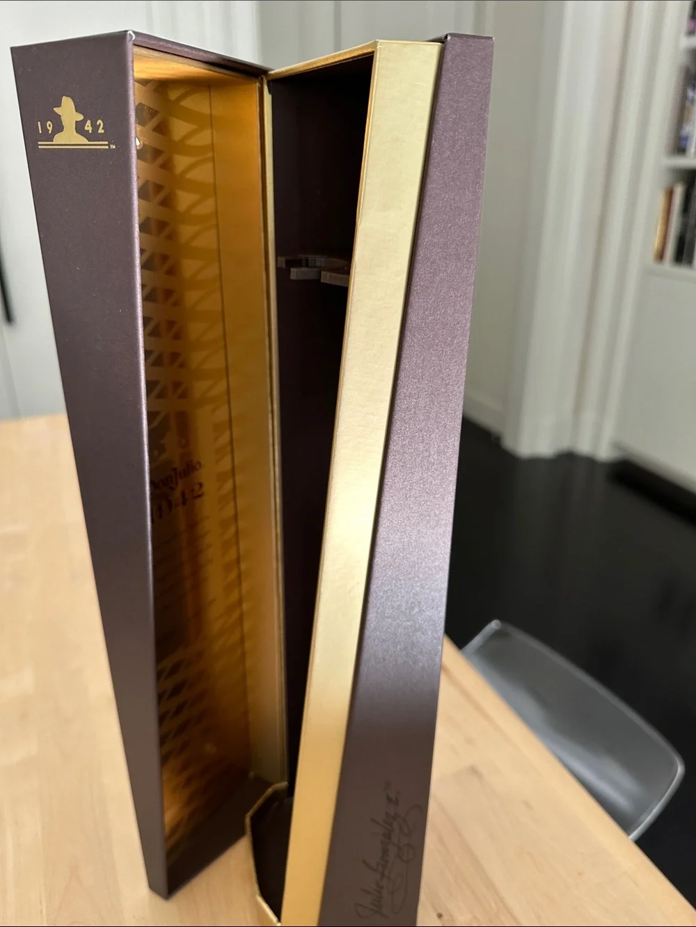 Brown Decorative Gift Box - Elegant Home Accent